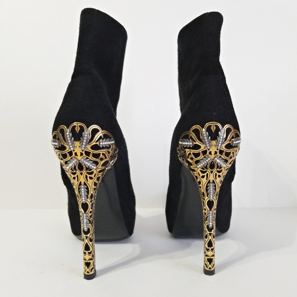 Ralph Lauren Collection Bettina Booties - Picture 2 of 7